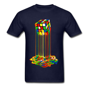 Good Quality Cube T-Shirts Rainbow Abstraction Cube Sheldon Cooper T Shirt Big Discount Best Tee Shirt Women Men Funny Tops Tee - Tommy Taylor 