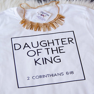 hristian T Shirts Women Daughter of The King Letter Print Cotton Cute Christian Tshirt Women's Jesus Shirt Harajuku Tops - Tommy Taylor 