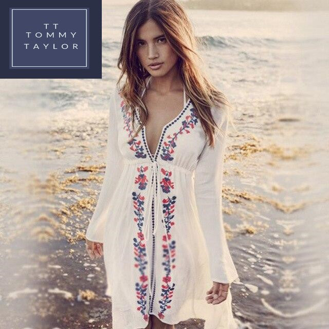 Chemise robe de plage Fleurie pour Femme été 2020 By Tommy Taylor - Tommy Taylor 