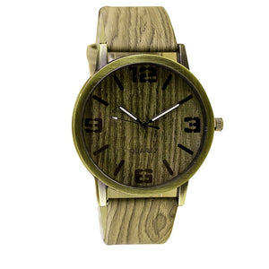 Montre Fashion 2020 Unisexe en Cuir Imitation Bois By Tommy Taylor - Tommy Taylor 